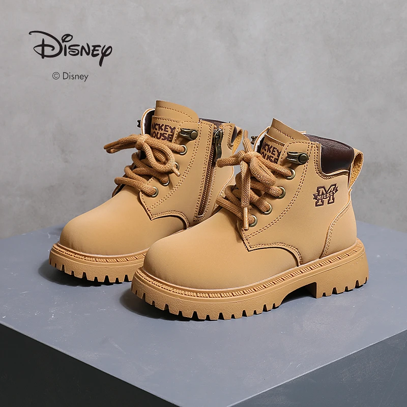 【美美同款】2023迪士尼百搭时尚英伦风儿童马丁靴26-38码DS3486868