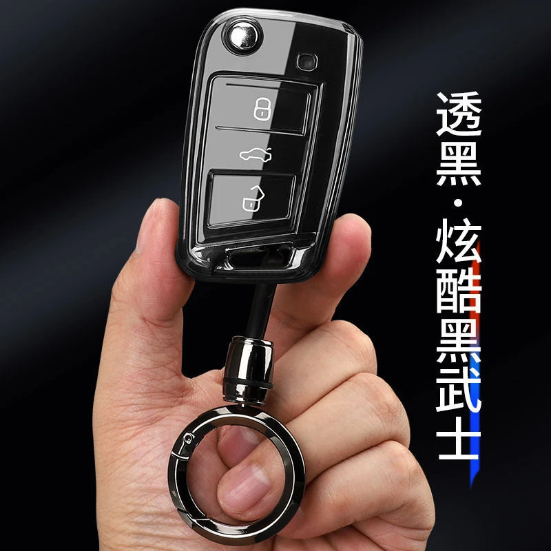 苏萌适用大众速腾钥匙套宝来polo探岳途岳朗逸凌渡途观探歌影包