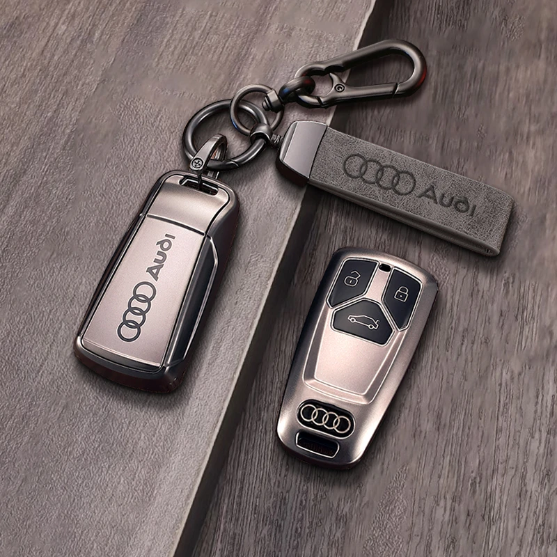 苏萌适用奥迪A4L钥匙套A6L汽车2023款Q5LQ3A3扣Q2L高档Q7新A5壳A8