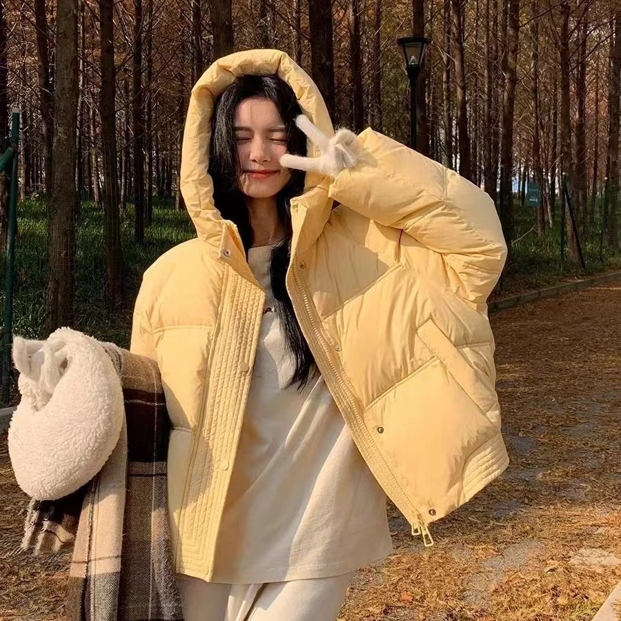 南瓜家p003纯色羽绒服