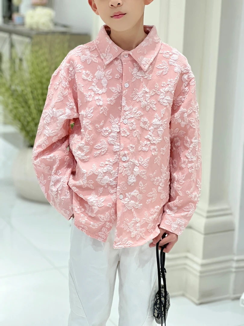 亿洋潮牌童装“轻奢风格”儿童限量款衬衫15732