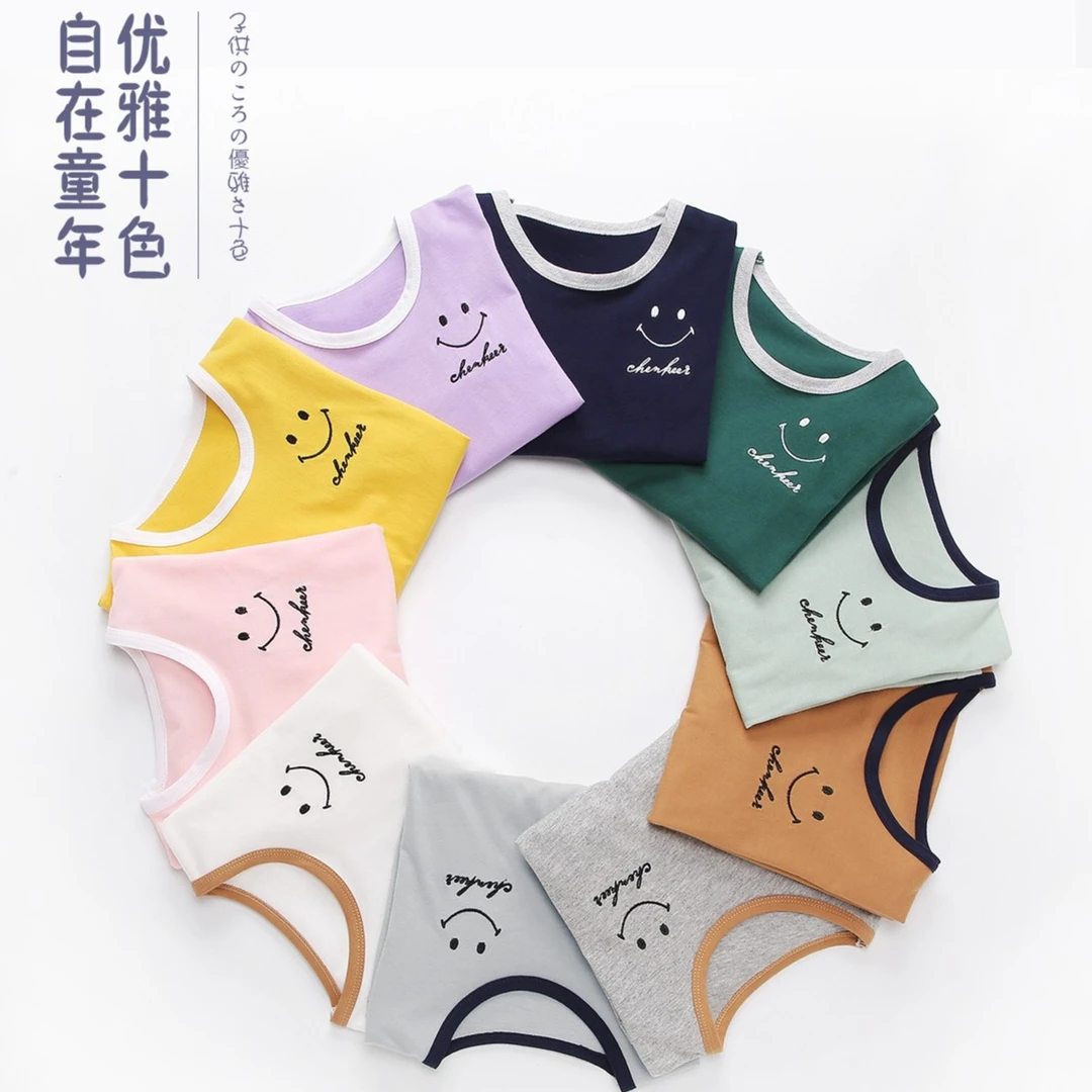 100%纯棉儿童睡衣夏季薄款短袖短裤套装男童中小童女童家居服全棉