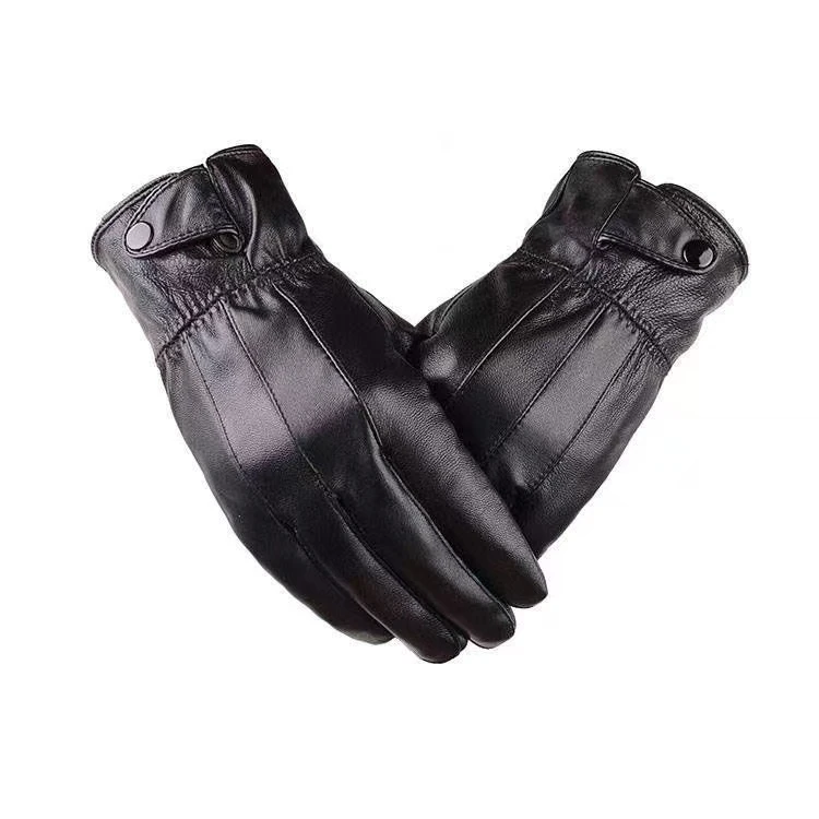 男士真皮手套黑色男款耐磨耐磨防风