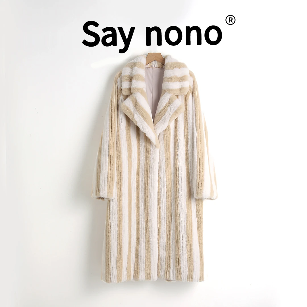 懒猫nono│Saynono 嫣然轻娆_轻奢时尚天鹅绒短二皮草 /XS6322