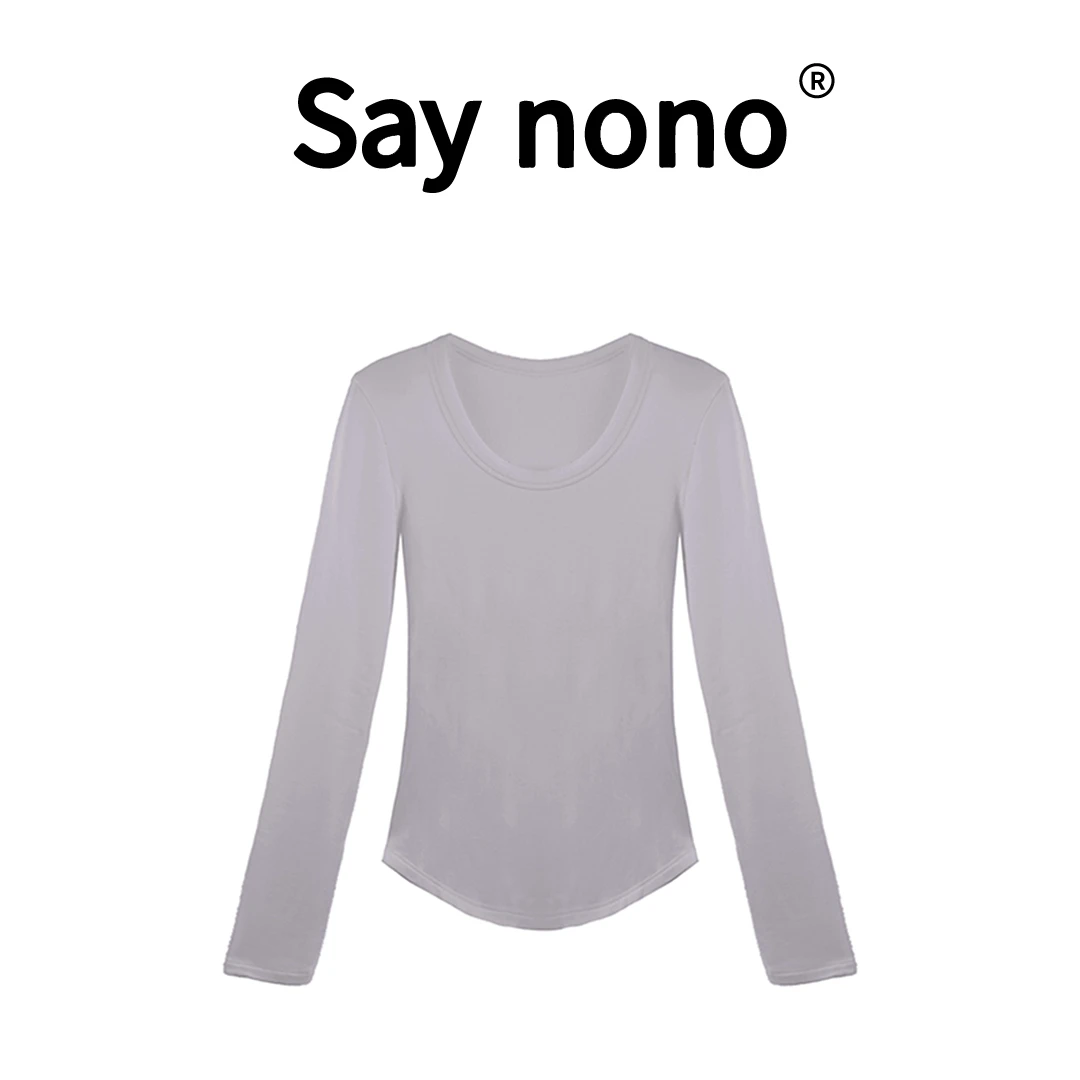 【HONEY AMOR】 温柔感简洁立体塑形天丝羊毛圆领优雅打底衫 /YR646