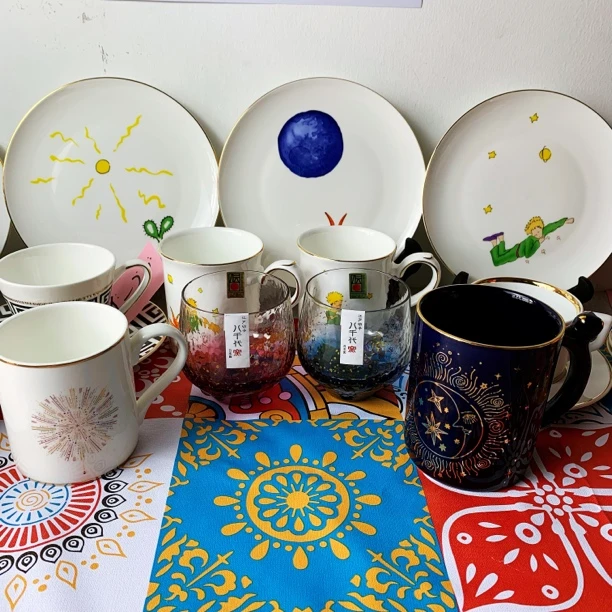 陶瓷茶杯茶盏水杯咖啡杯餐盘小碗餐具