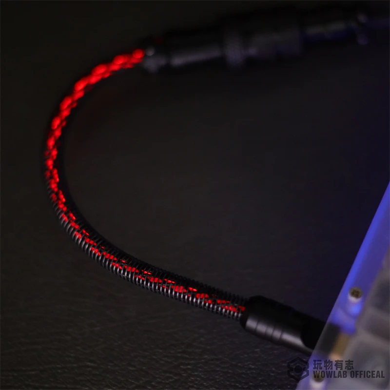 玩物有志航插线客制化机械键盘数据线支持磁轴8K回报率RGB发光