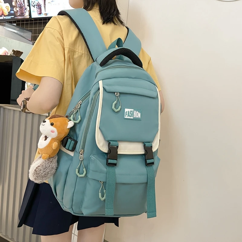 书包女初中生大容量小学生三到五六年级背包女高中学生双肩包女