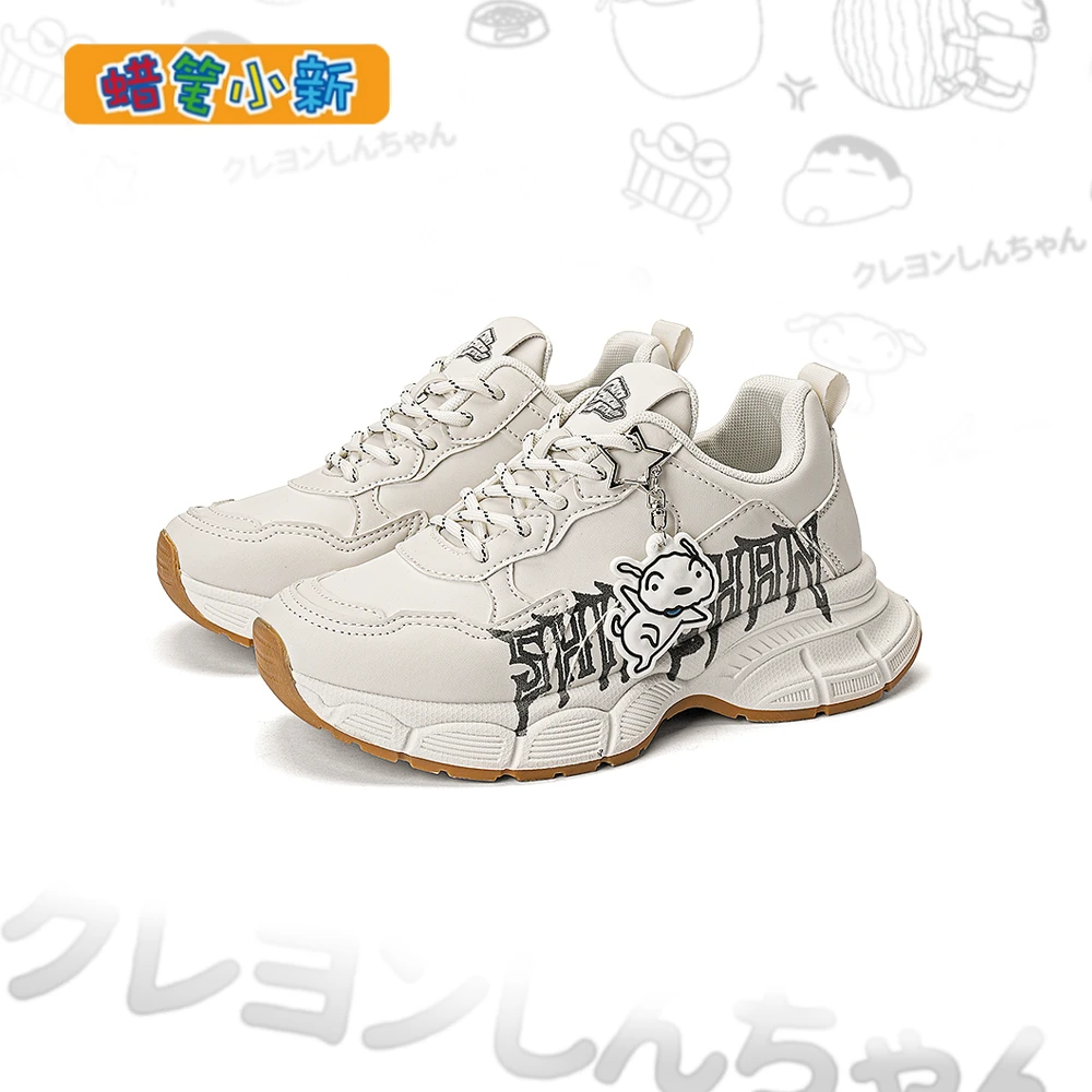蜡笔小新鞋子男款爆2025新款秋季时尚休闲板鞋情侣潮流百搭老爹鞋