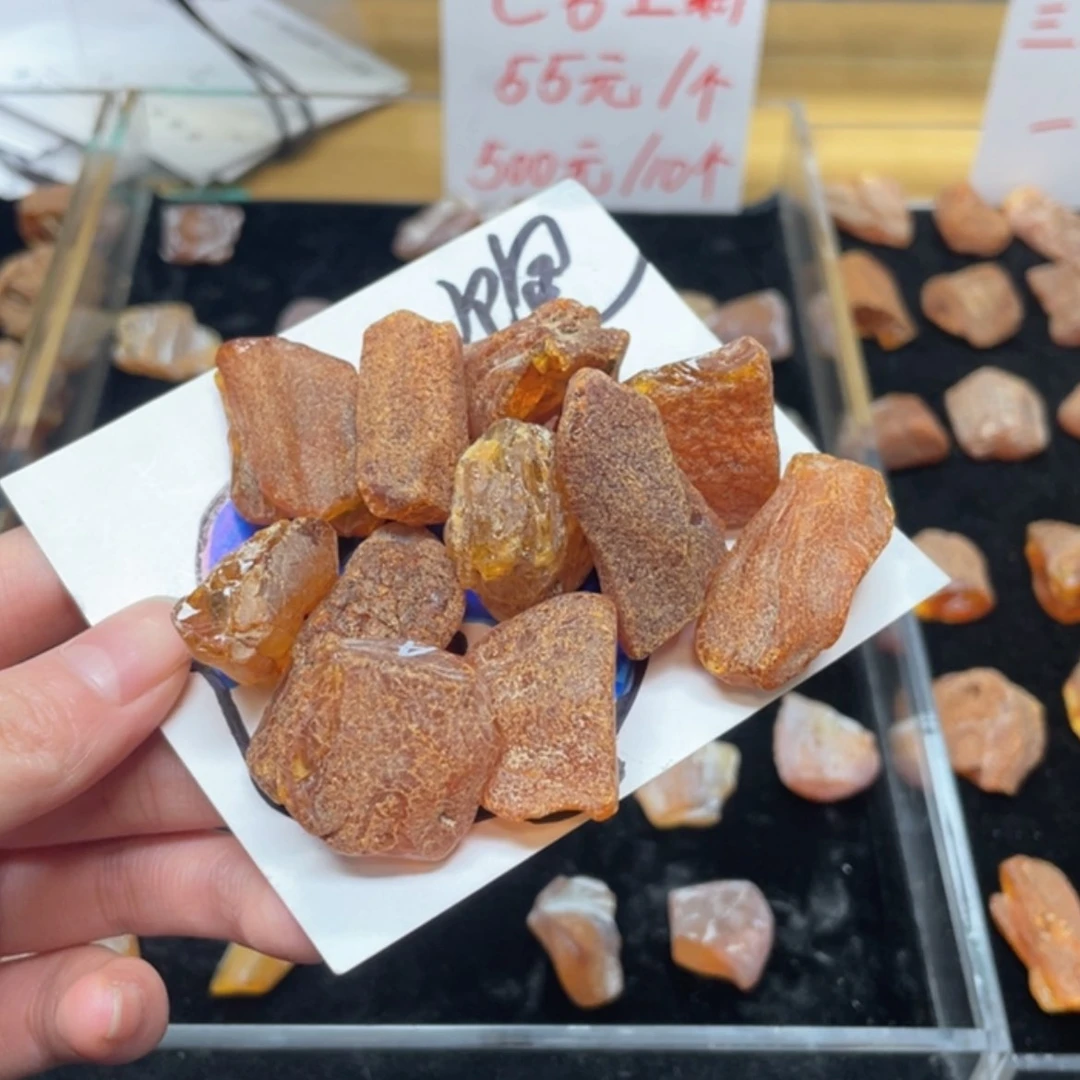 【闪购商品】定制琥珀未镶嵌隔****佛
