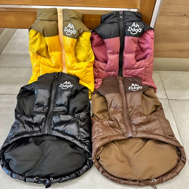 90鸭绒狗狗衣服外套保暖雪纳瑞比熊泰迪柴犬宠物服饰【三】
