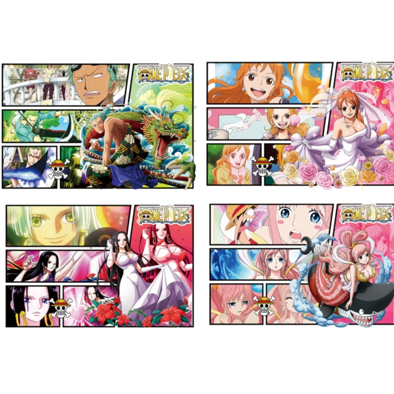 海贼王漫画底热门角色进口亚克力周边摆件水晶砖（下单默认代拆）