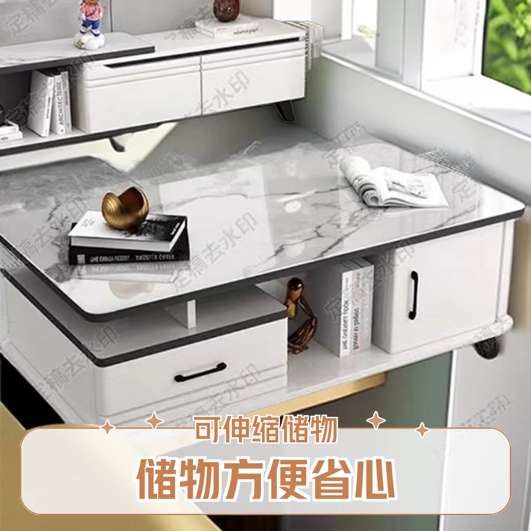 茶几简约电视柜组合客厅轻奢小户型家用创意意式长方形可伸缩储物
