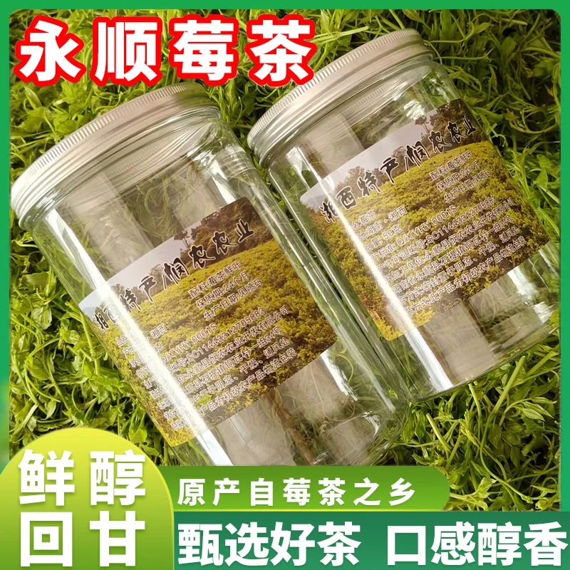 湘西莓茶永顺张家界原产正品龙须湖南土家芽尖藤茶特产50g一罐