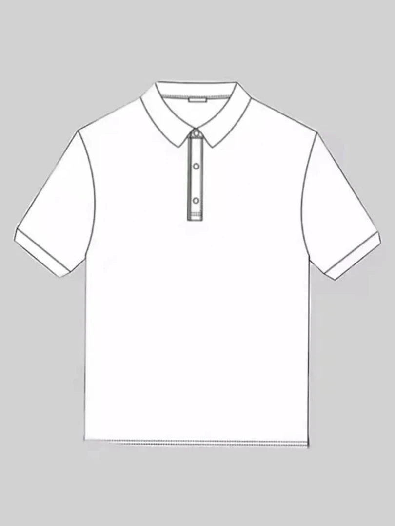 2024男款冰丝无痕翻领半袖72501