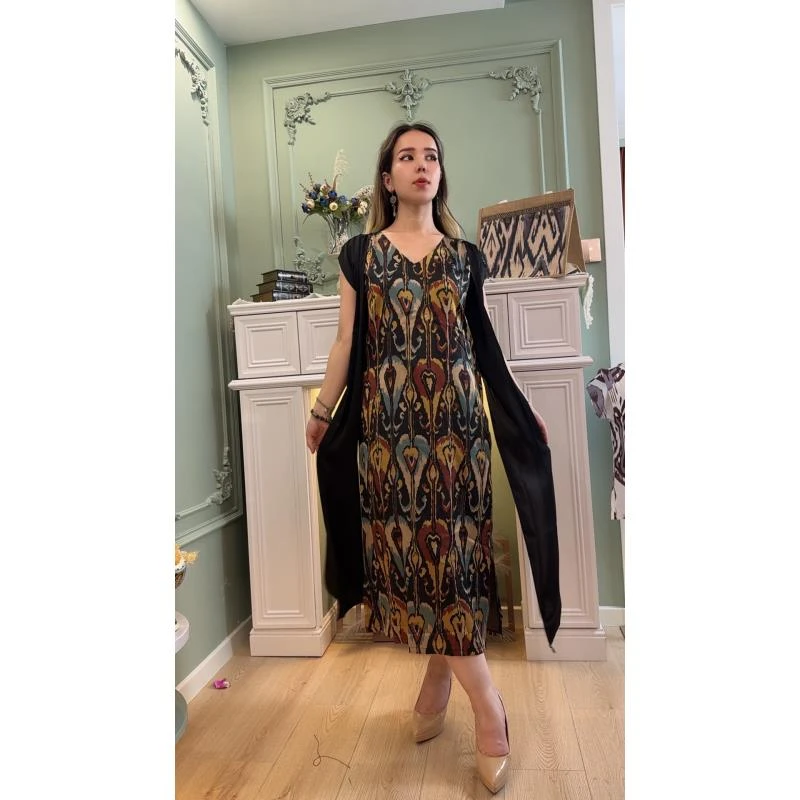 Elmoda 新款连衣裙 宽松连衣裙网红时尚 多种穿法