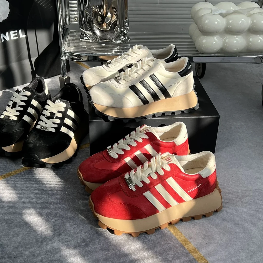 22125高品质秋季新款牛皮百搭休闲单鞋（鞋头瑕疵）