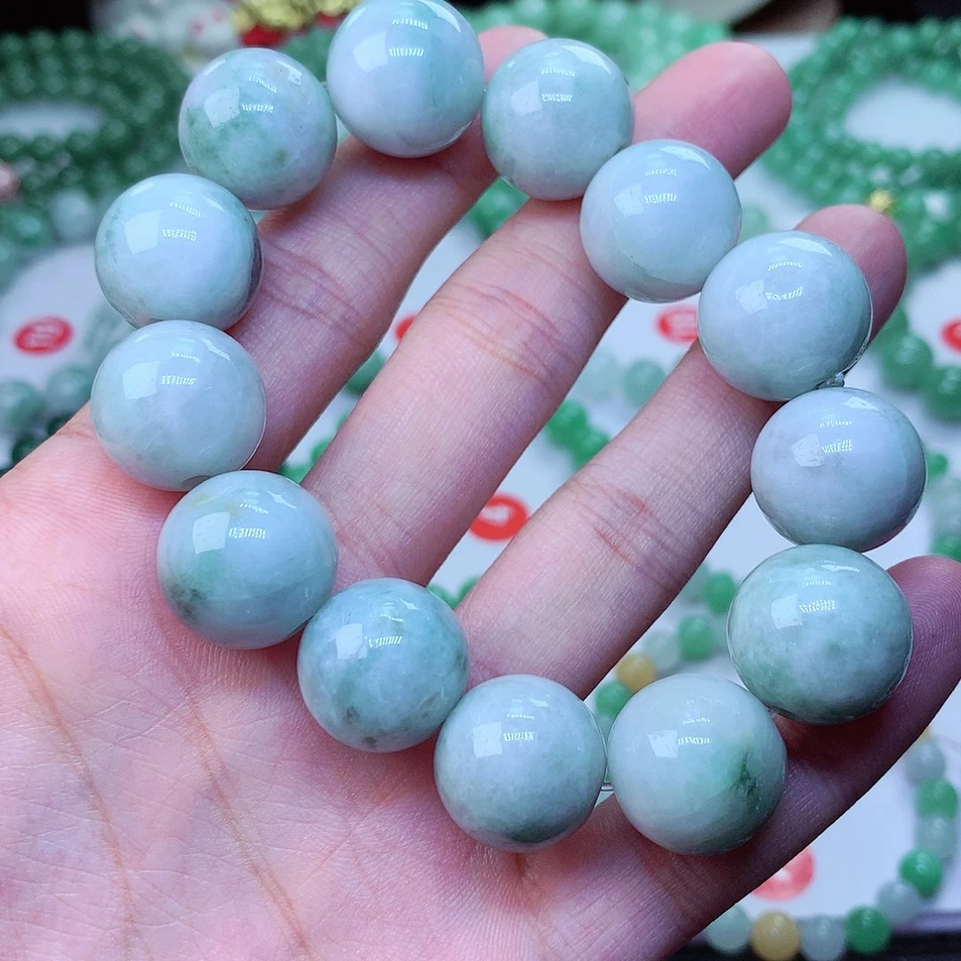 翡翠毛衣链未镶嵌