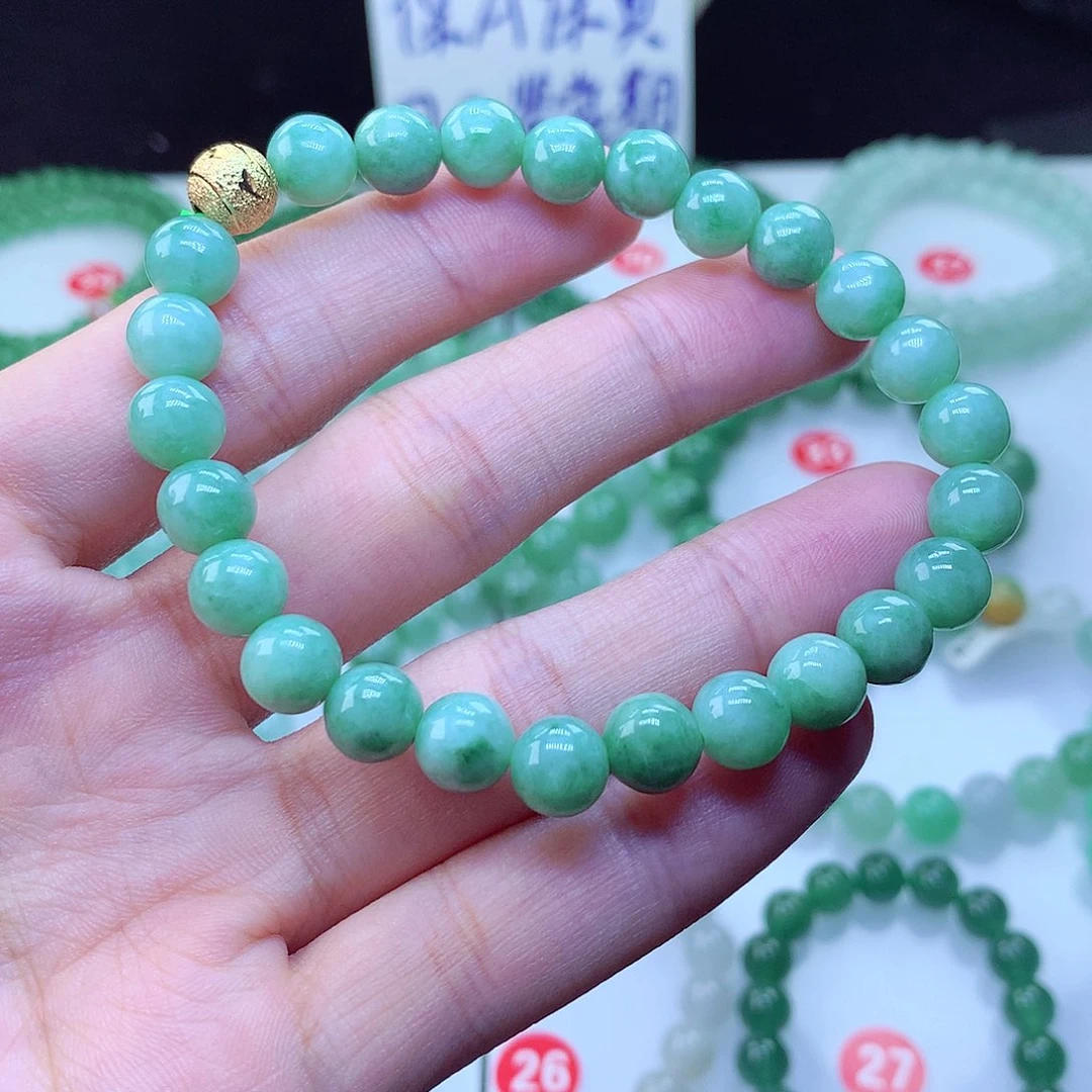 翡翠毛衣链未镶嵌
