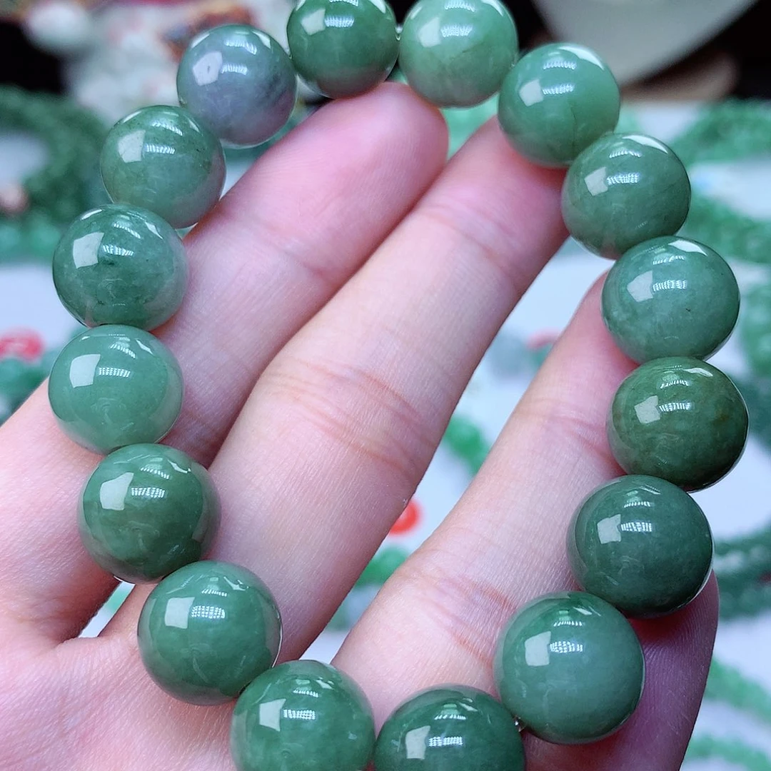 翡翠毛衣链未镶嵌