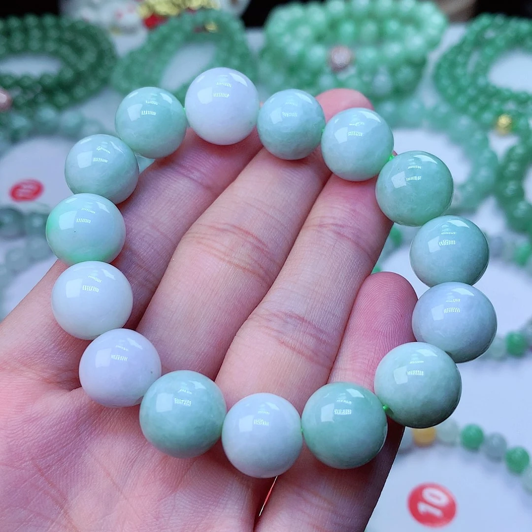 翡翠毛衣链未镶嵌