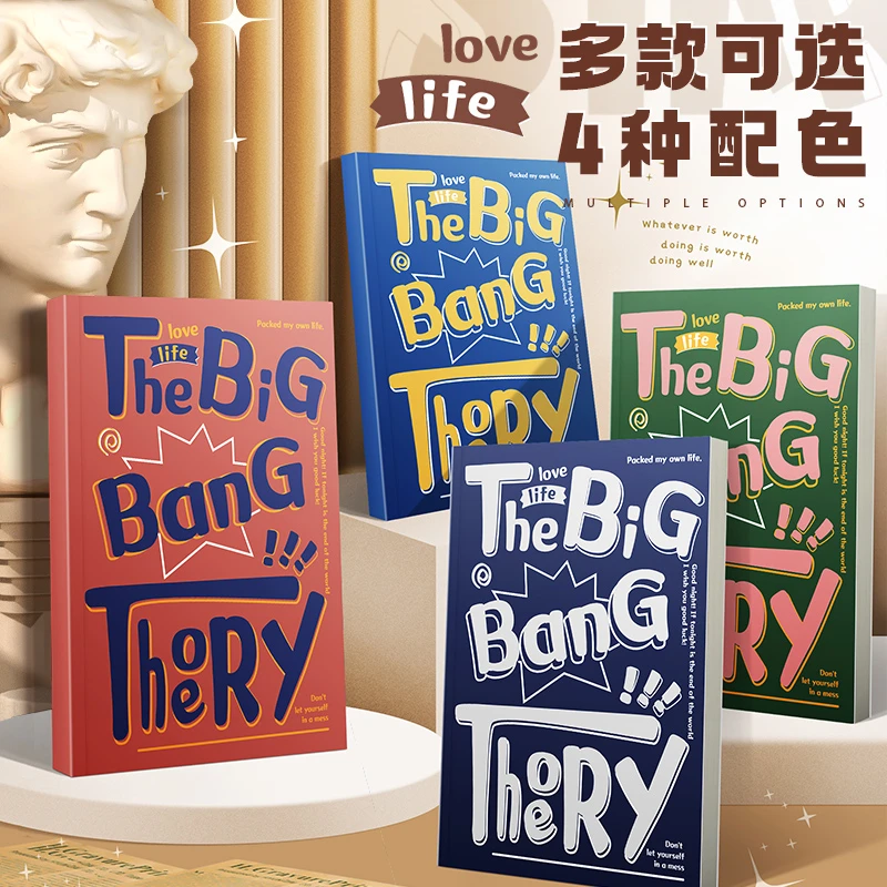 学生高颜值美式复古加厚A5B5超厚笔记记事本