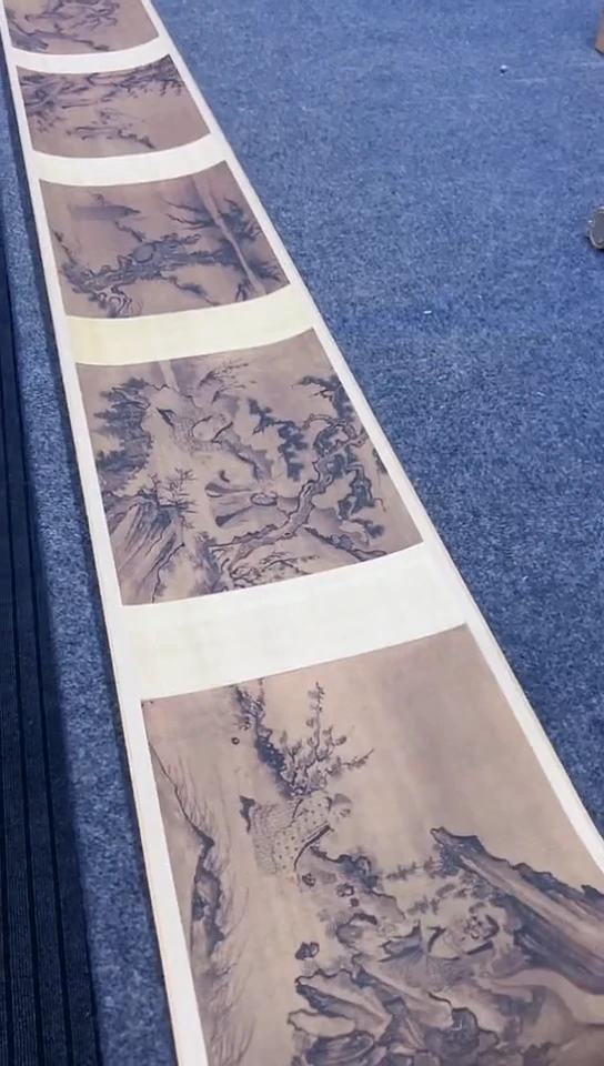 【闪购商品】书法李公麟 手卷 复制品非手绘