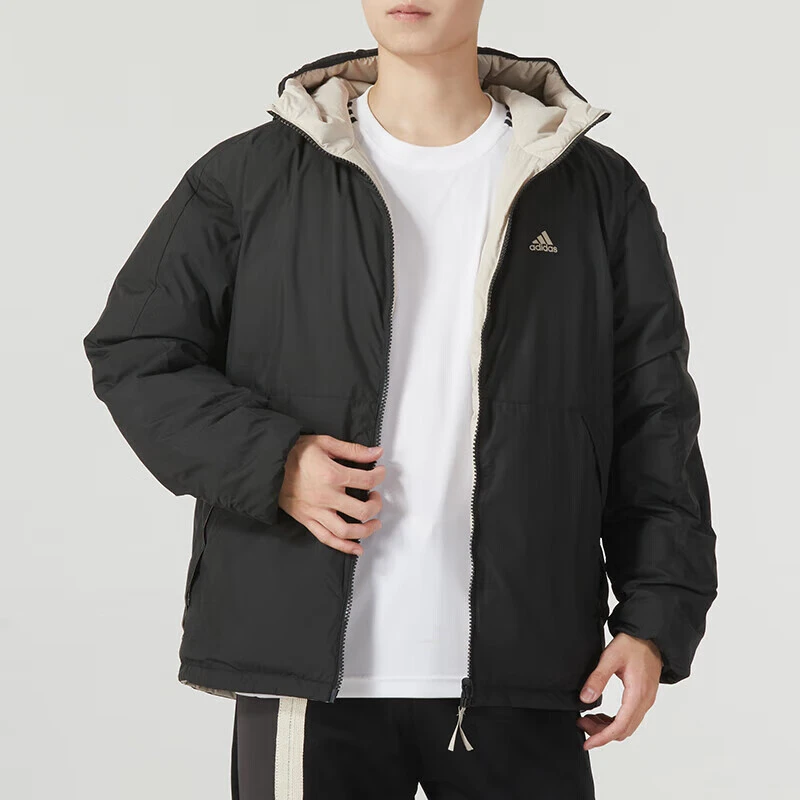 adidas/阿迪达斯冬季男子RVSB DOWN JKT羽绒服双面穿保暖羽绒服