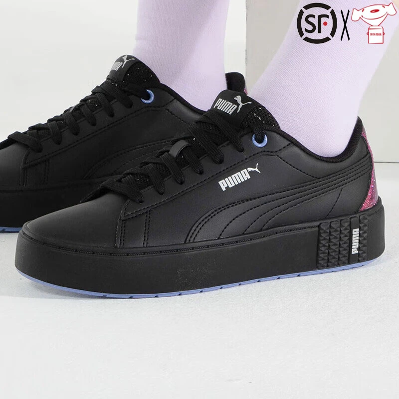 PUMA/彪马2023n冬季款舒百搭适休闲鞋时尚小黑鞋耐磨轻便厚底板鞋