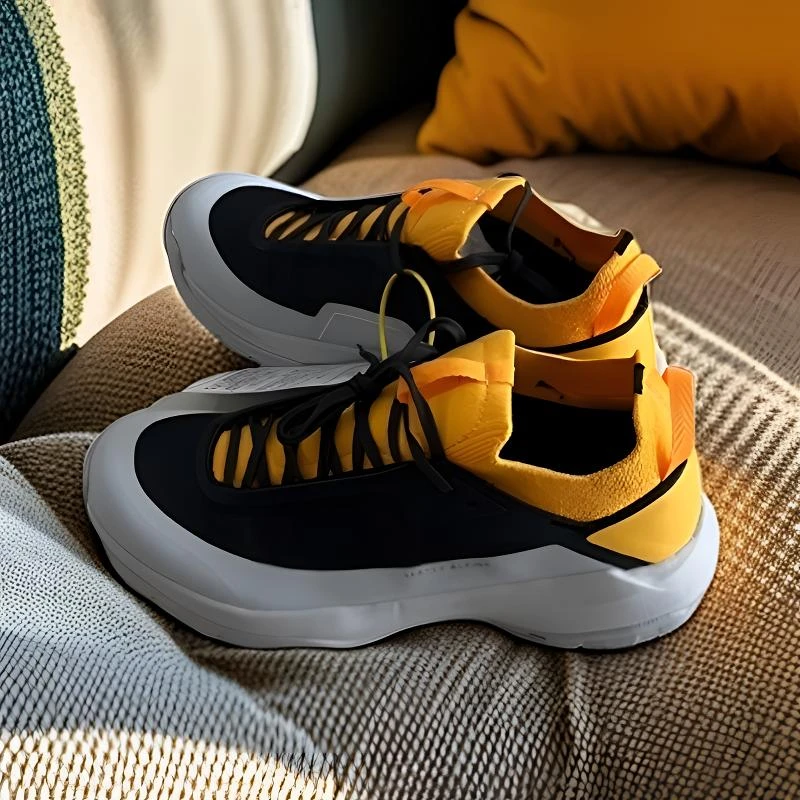 休闲男子徒步登山鞋减震户外运动鞋男士时尚潮流VT款厚底系带ins