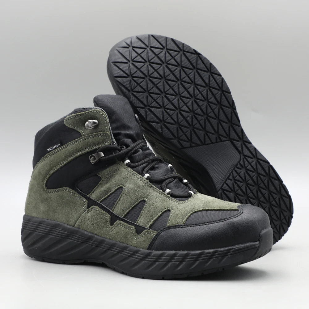 外贸原单尾货捡漏男士户外中帮登山鞋防滑防水防沙越野男款户外鞋