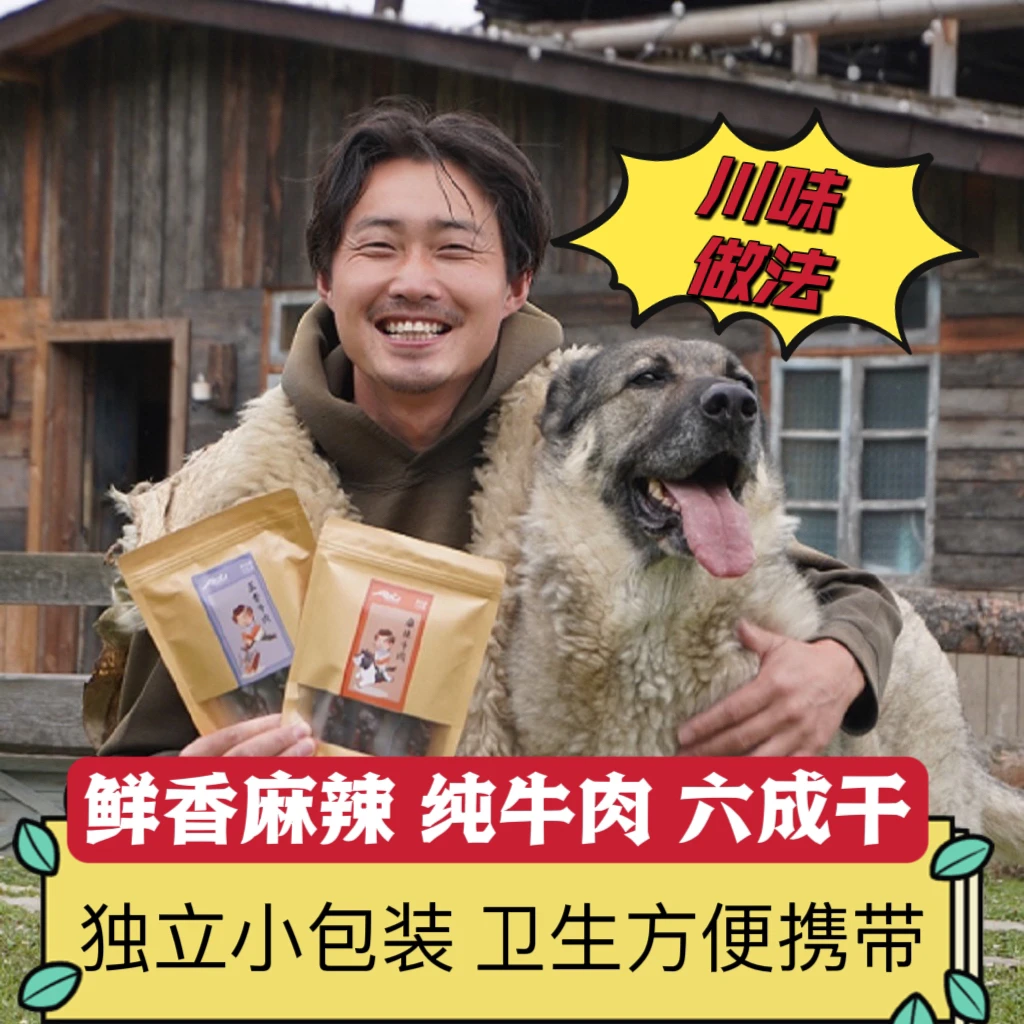 【阿布专营店】爆款油辣子牛肉干125g/袋 独立包装