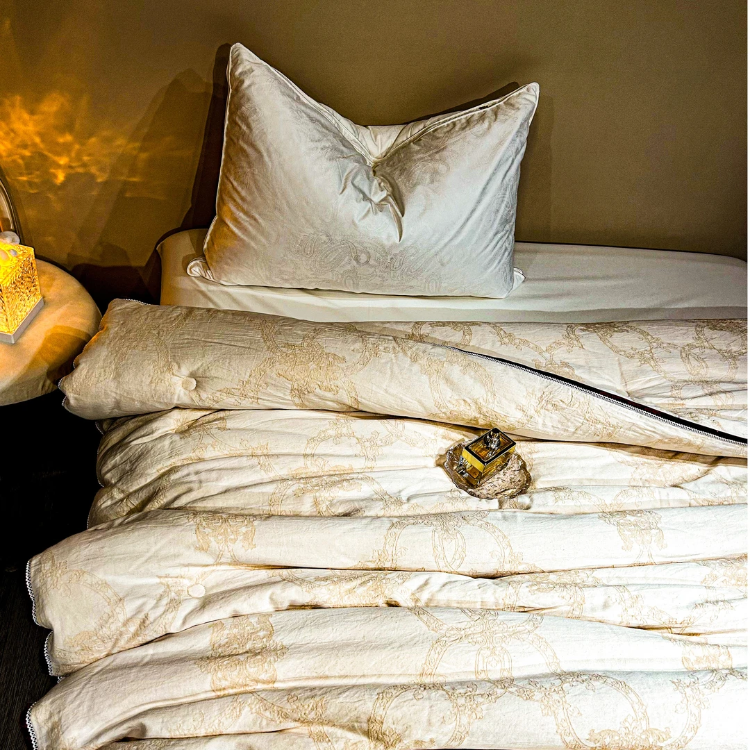 【SeeySe Life】专柜高端轻奢爆款-彩棉蚕丝大豆被