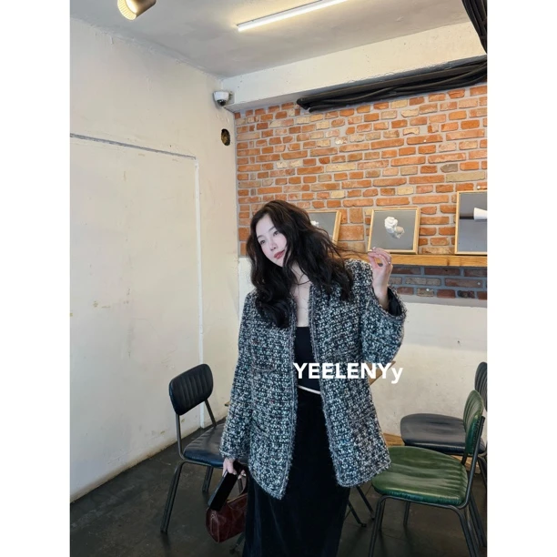 YEELEN Yy 彩宝小香 法式气质显瘦时尚百搭休闲外套Yy003