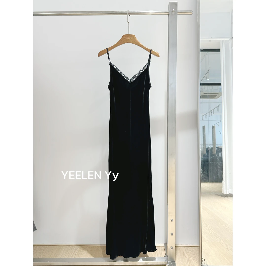 YEELEN Yy  乐栀 法式气质显瘦时尚百搭休闲吊带裙Yy010