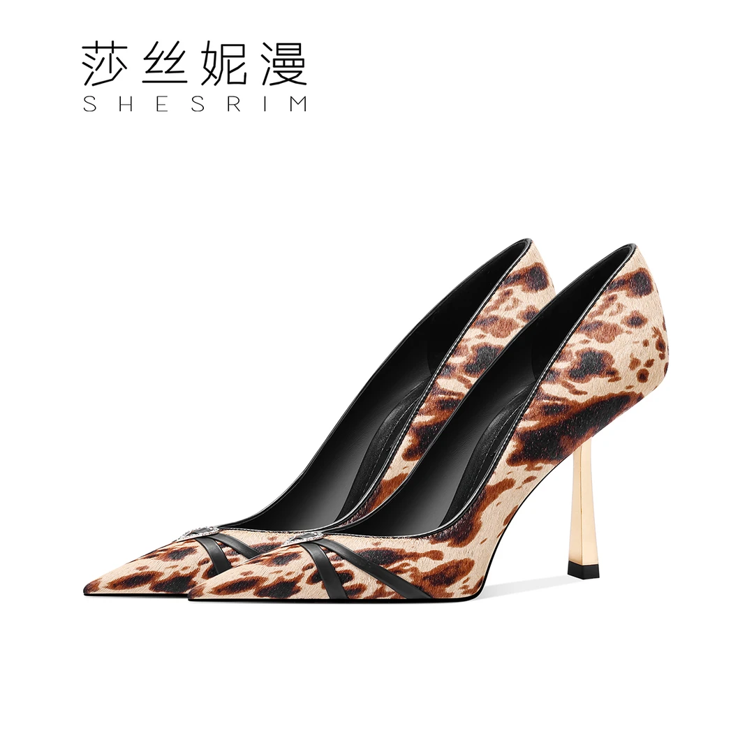 2024新款女士高跟鞋细跟女士细跟单鞋气质百搭性感轻奢鞋子细高跟