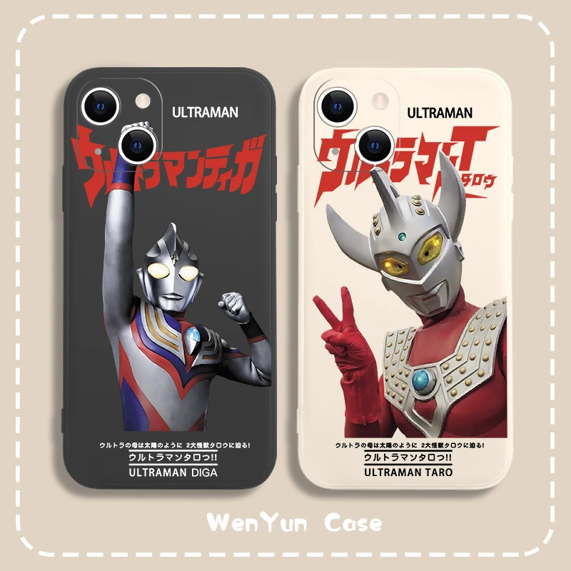 奥特曼苹果14动漫手机壳iPhone13卡通12promax搞怪11套xs/xr/7/8p