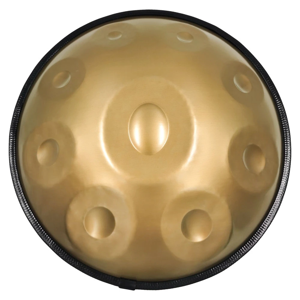【Tank Pan】演奏家金色 手碟鼓Handpan 9音10音