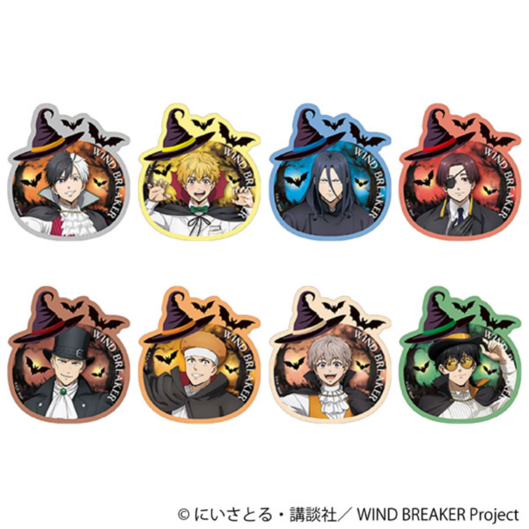 防风铃万圣节系列吧唧徽章南瓜贴纸（代拆）