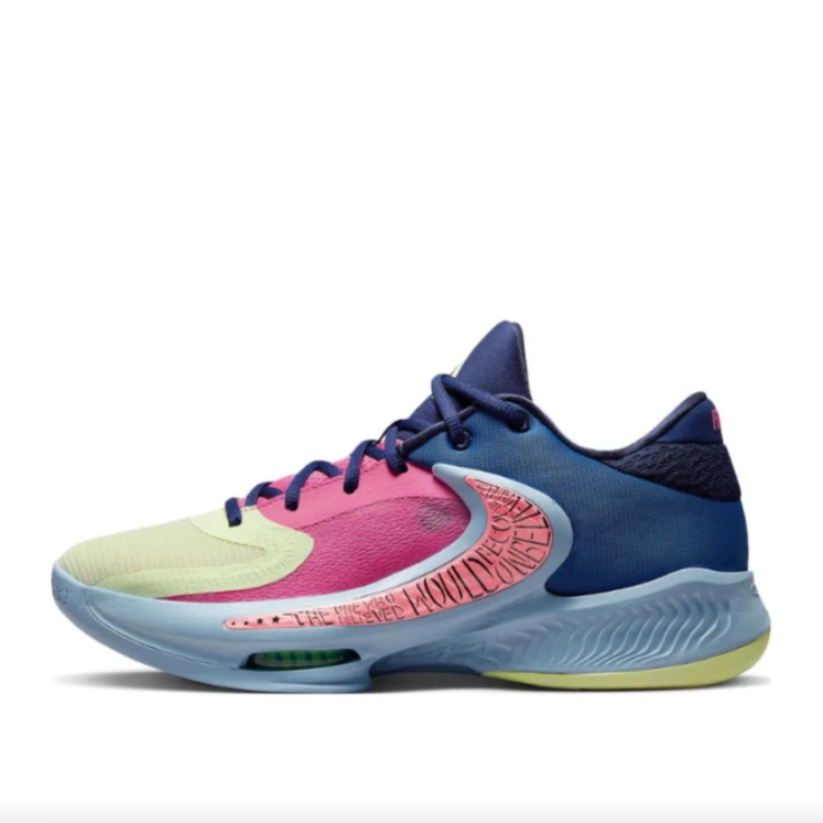 NIKE耐克 ZOOM FREAK 4 EP男子字母哥4倒勾实战篮球鞋DO9678-400