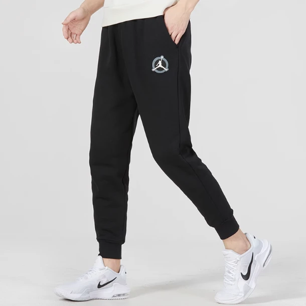 NIKE/耐克2024年新款休闲加绒保暖宽松束脚运动长裤 DV7597-010