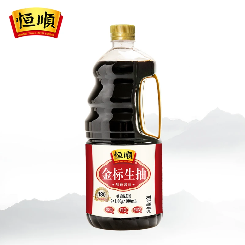 恒顺金标鲜味生抽1.9升桶装酱油酿造酱油凉拌炒菜[主播专属]