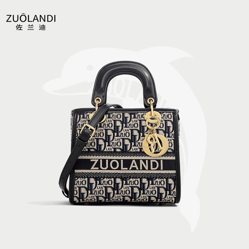 【粉丝专享】佐兰迪/ZUOLANDI时尚字母手提单肩方包ZLD2328