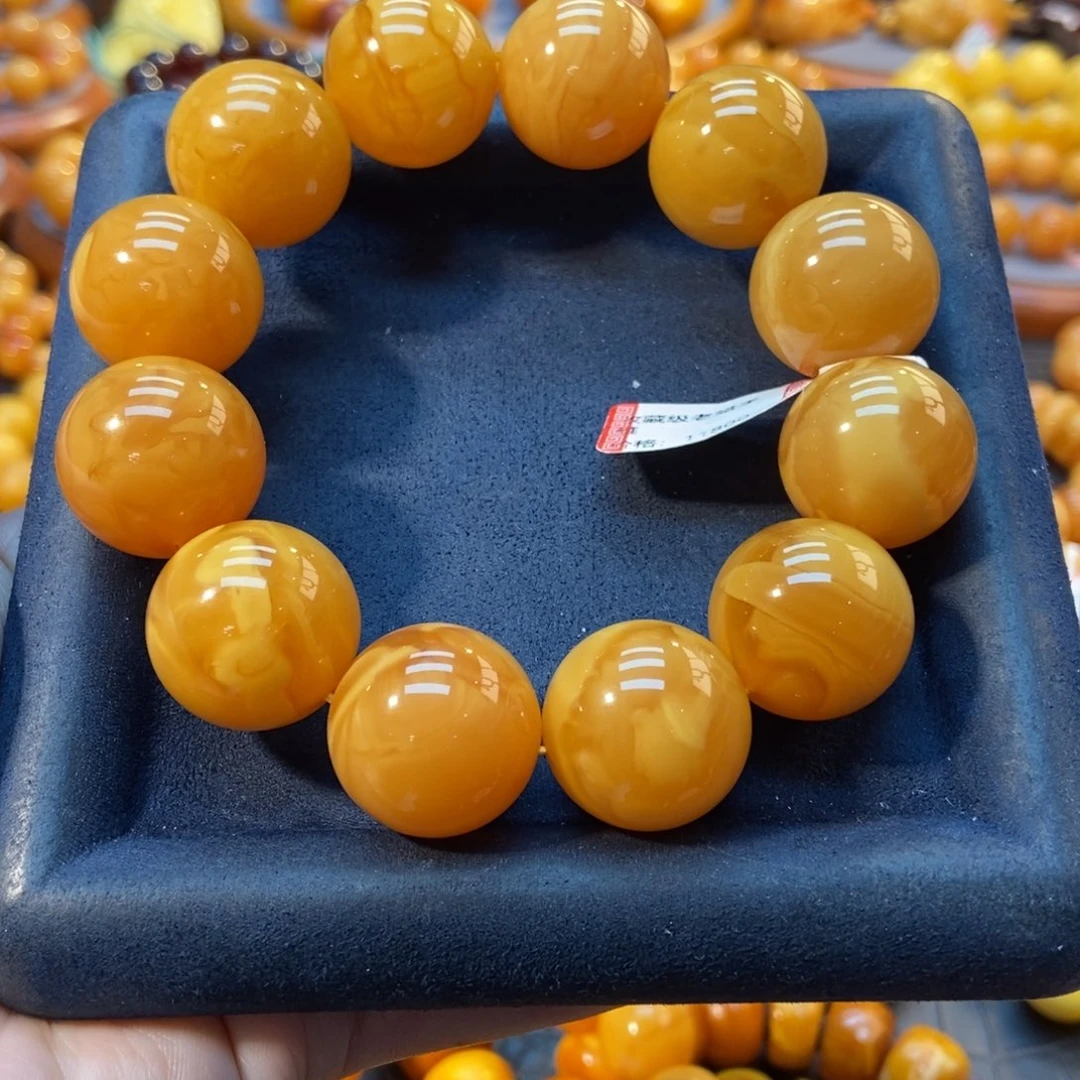 蜜蜡手链未镶嵌一**风蜜蜡