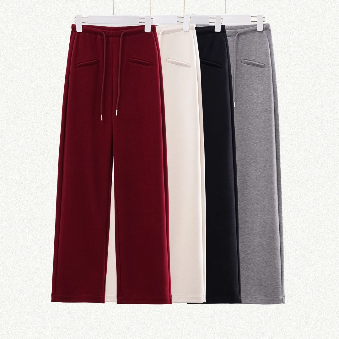 【高端品质】韩版简约百搭高腰显瘦窄版直筒裤BQ5020  裤长100-103