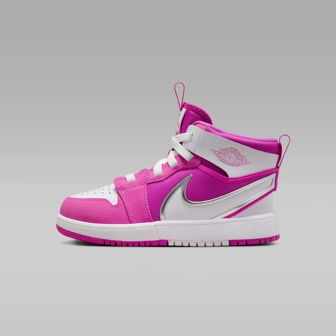 NIKE耐克中童JORDAN 1 MID RM EASYON (PS) 经典篮球鞋FQ1282-601
