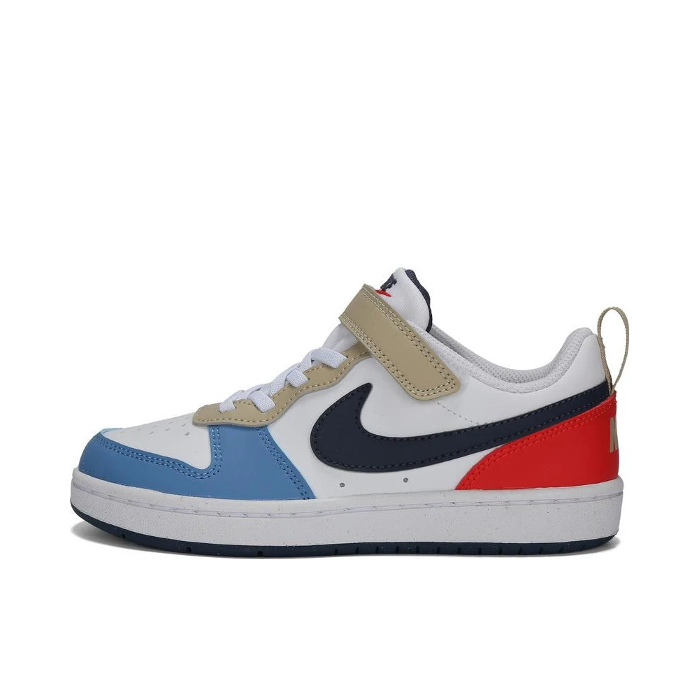 NIKE耐新款中童COURT BOROUGH LOW RECRAFT (PS)休闲鞋DV5457-124