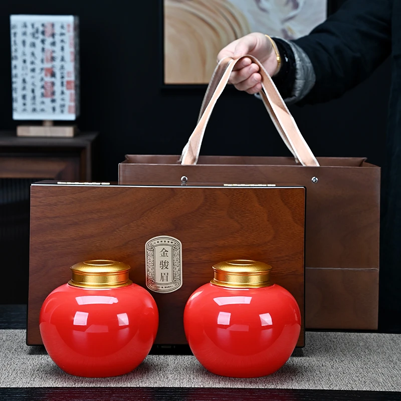 红茶金骏眉高档茶礼盒装高端大气茶礼品红茶春节送人送礼送长辈茶