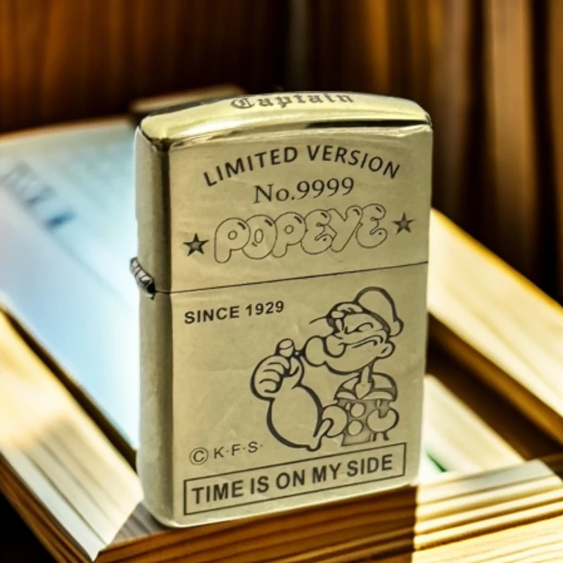 ZIPPO /打火机 168 纯铜 【大力水手】 经典  盔甲机  DYJ1