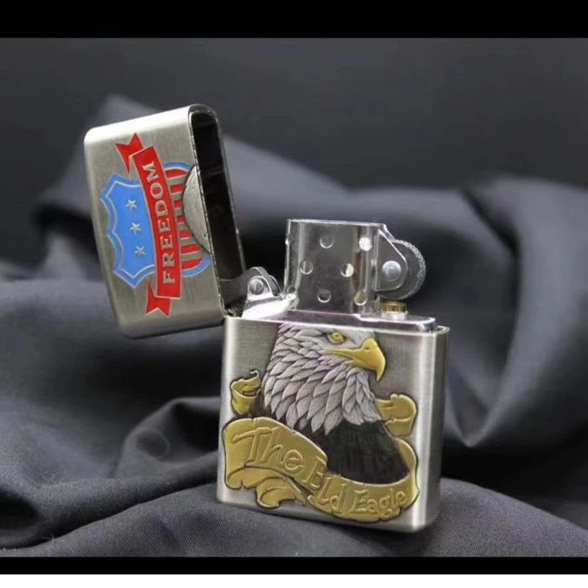 zippo打火机【白头鹰】理想和自由 套壳礼盒装 送礼好物 DYJ1